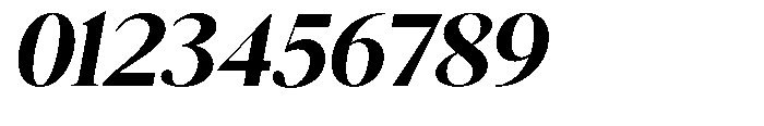 Magerist Extra Bold Expanded Italic Font OTHER CHARS
