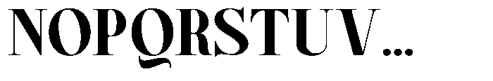 Magerist Extra Bold Expanded Plain Font UPPERCASE