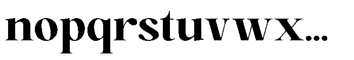Magerist Extra Bold Expanded Font LOWERCASE