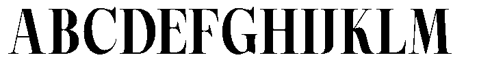 Magerist Extra Bold Plain Font UPPERCASE