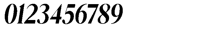 Magerist Extra Bold Semi Condensed Slant Font OTHER CHARS
