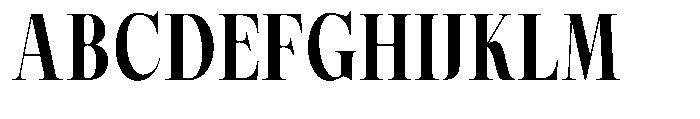 Magerist Extra Bold Semi Condensed Font UPPERCASE