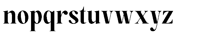 Magerist Extra Bold Semi Condensed Font LOWERCASE