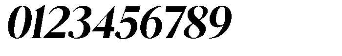 Magerist Extra Bold Semi Expanded Italic Font OTHER CHARS