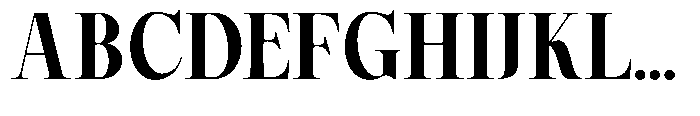 Magerist Extra Bold Semi Expanded Plain Font UPPERCASE