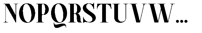 Magerist Extra Bold Semi Expanded Plain Font UPPERCASE