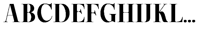 Magerist Extra Bold Semi Expanded Font UPPERCASE
