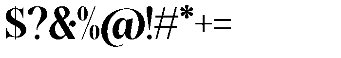 Magerist Extra Bold Font OTHER CHARS