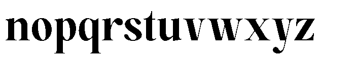 Magerist Extra Bold Font LOWERCASE