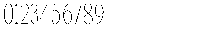 Magerist Extra Light Condensed Plain Font OTHER CHARS