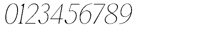 Magerist Extra Light Expanded Slant Font OTHER CHARS