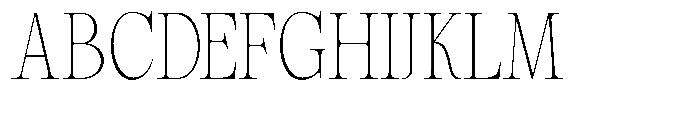 Magerist Extra Light Plain Font UPPERCASE