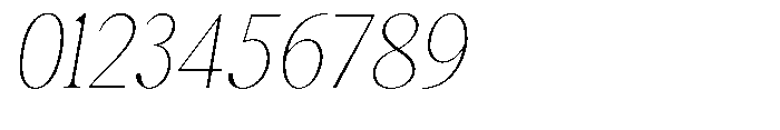 Magerist Extra Light Sem Exp Italic Font OTHER CHARS