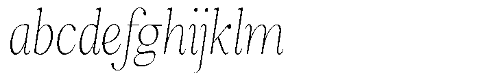 Magerist Extra Light Semi Condensed Italic FONT