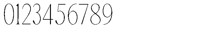 Magerist Extra Light Semi Condensed Plain Font OTHER CHARS