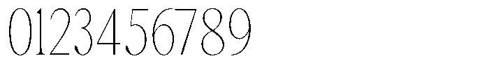 Magerist Extra Light Semi Condensed Font OTHER CHARS