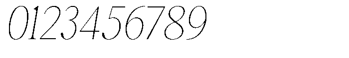 Magerist Extra Light Semi Expanded Slant Font OTHER CHARS