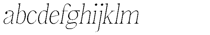 Magerist Extra Light Semi Expanded Slant FONT