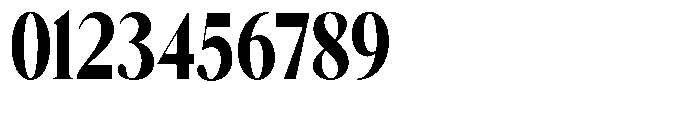 Magerist Heavy Condensed Plain Font OTHER CHARS