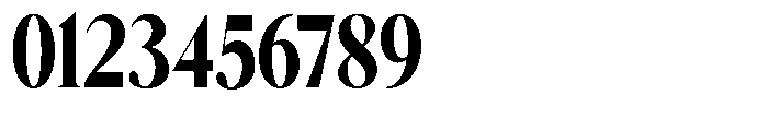 Magerist Heavy Condensed Font OTHER CHARS