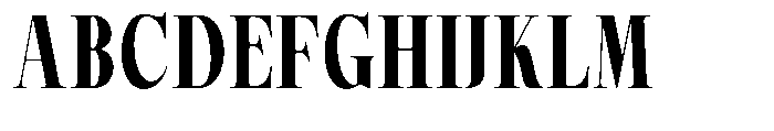 Magerist Heavy Condensed Font UPPERCASE