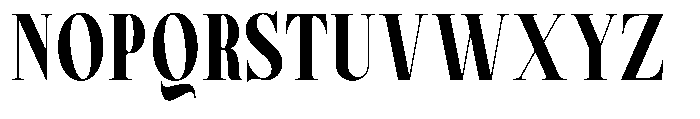 Magerist Heavy Condensed Font UPPERCASE