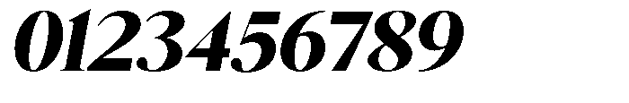 Magerist Heavy Expanded Italic Font OTHER CHARS