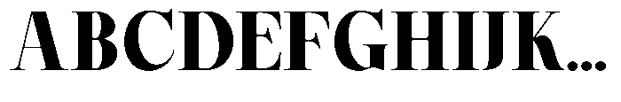 Magerist Heavy Expanded Plain Font UPPERCASE