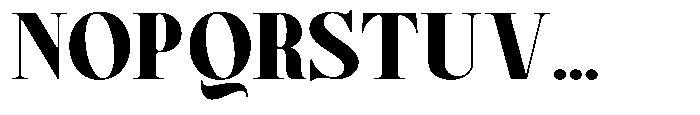 Magerist Heavy Expanded Plain Font UPPERCASE