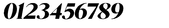 Magerist Heavy Expanded Slant Font OTHER CHARS