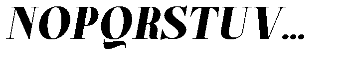 Magerist Heavy Expanded Slant Font UPPERCASE