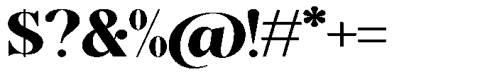 Magerist Heavy Expanded Font OTHER CHARS