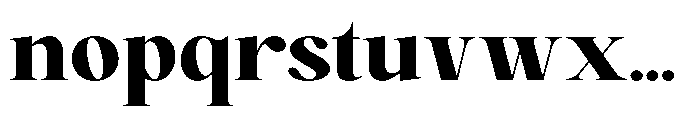 Magerist Heavy Expanded Font LOWERCASE