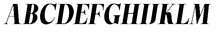 Magerist Heavy Italic Font UPPERCASE