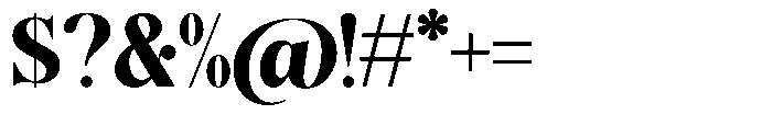 Magerist Heavy Plain Font OTHER CHARS