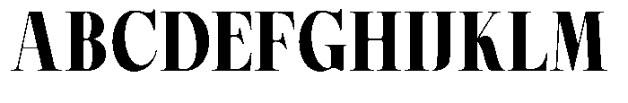 Magerist Heavy Plain Font UPPERCASE
