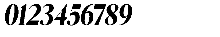 Magerist Heavy Semi Condensed Slant Font OTHER CHARS