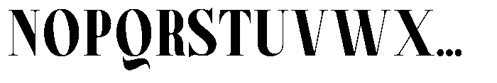 Magerist Heavy Semi Condensed Font UPPERCASE