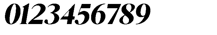 Magerist Heavy Semi Expanded Italic Font OTHER CHARS
