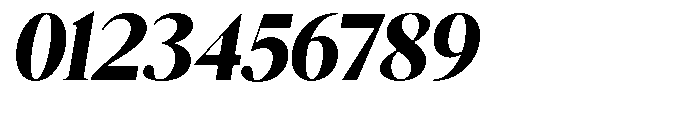 Magerist Heavy Semi Expanded Slant Font OTHER CHARS