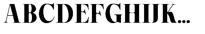 Magerist Heavy Semi Expanded Font UPPERCASE