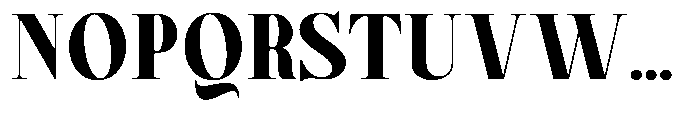 Magerist Heavy Semi Expanded Font UPPERCASE