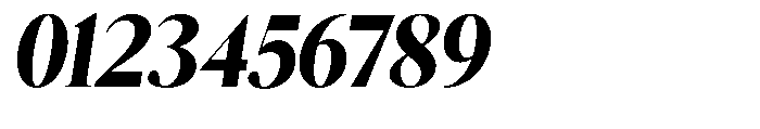 Magerist Heavy Slant Font OTHER CHARS