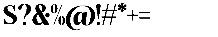 Magerist Heavy Font OTHER CHARS