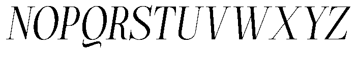 Magerist Italic Font UPPERCASE
