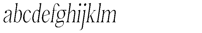 Magerist Light Condensed Slant FONT