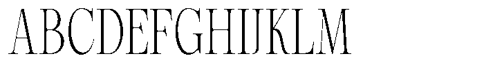 Magerist Light Condensed Font UPPERCASE