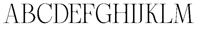 Magerist Light Expanded Plain Font UPPERCASE
