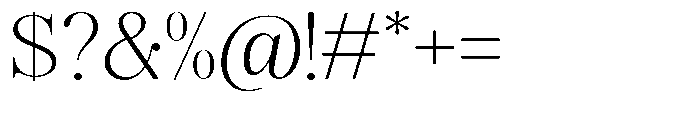 Magerist Light Expanded Font OTHER CHARS