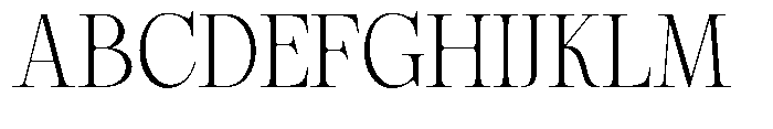 Magerist Light Expanded Font UPPERCASE